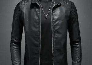 Men PU Leather Jacket Motorcycle Streetwear Baseball Outdoor Bomber Casual coat Men Autumn Motorcycle Windbreaker Male Outwear