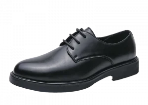 Men's Casual Pointed Toe Leather Shoes Retro Style Lace Up Lightweight Comfortable Soft Dress Shoes for Daily Office & Wedding