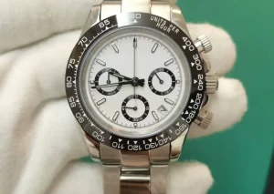 Sapphire Crystal Men`s Watch Beat Quartz Chronograph 50M Waterproof Swimming bussness Watches Men 316L Clock