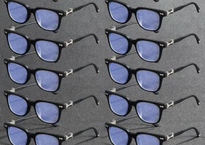 CRIXALIS 10Pcs Anti Blue Light Glasses For Women Men Square Casual Neutral For Halloween Christmas Glasses Computer Eyeglasses