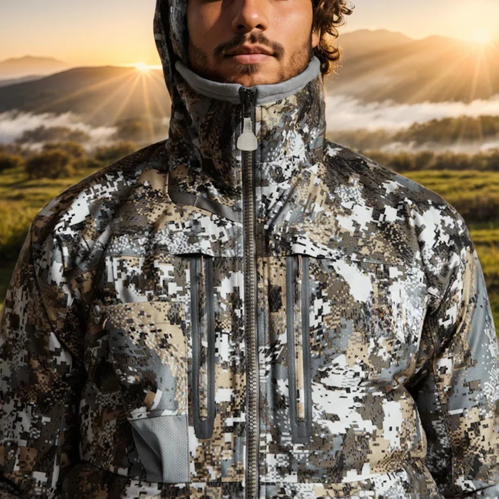 Hifad Men's Incinerator Aerolite jacket Jungle camouflage outdoor hunting jacket - Image 4